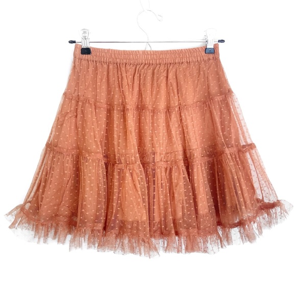 Dresses & Skirts - Polkadots Kawaii Lolita Mesh Mini Skirt